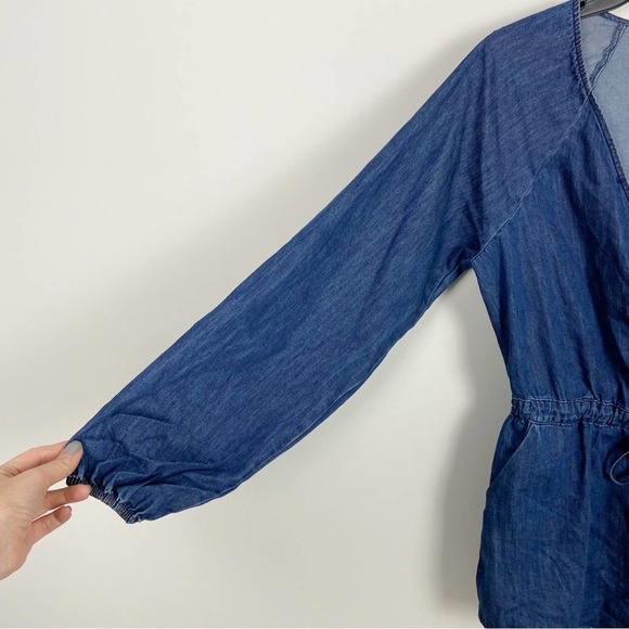 Lovers and Friends Junie Romper in Denim Blue - Picture 5 of 14